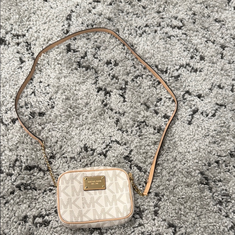 Michael Kors Cream Crossbody Bag